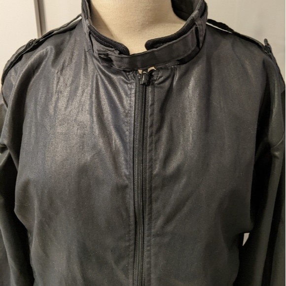 Four Seasons Men's Vintage Members Only Black Jacket Size Large - Picture 3 of 7